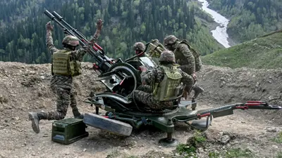 من الاشتباكات الأخيرة بين الهند وباكستان