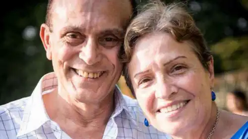 محمد صبحي وزوجته الراحلة