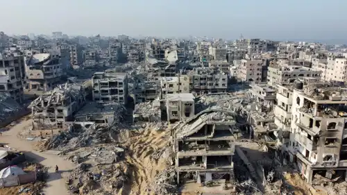 مشهد للدمار في غزة