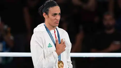 بطلة الملاكمة الأولمبية، الجزائرية إيمان خليف