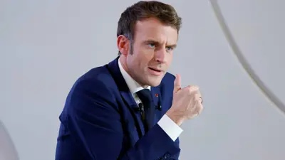 الرئيس الفرنسي إيمانويل ماكرون