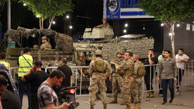 عناصر من الجيش اللبناني