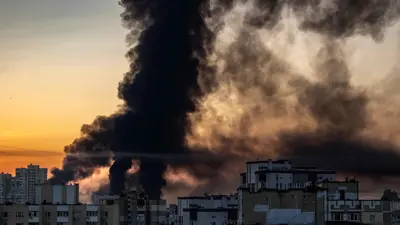 من الضربات الروسية على كييف