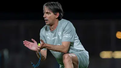 سيموني إنزاغي في تدريبات الهلال 