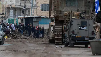 نازحون وسط هجوم إسرائيلي على جنين