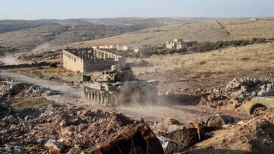 دبابة للمعارضة السورية في ريف حلب