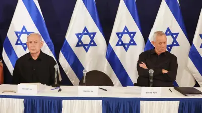 بيني غانتس وبنيامين نتنياهو