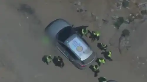 السيارة التي استهدفها الجيش الإسرائيلي