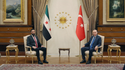 رجب طيب أردوغان وأحمد الشرع