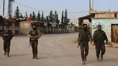 عناصر من الفصائل المسلحة المعارضة في سوريا