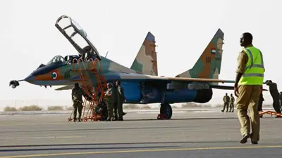 طائرة مقاتلة للجيش السوداني