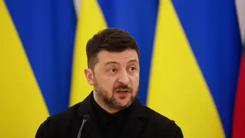 الرئيس الأوكراني فولوديمير زيلينسكي