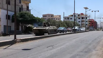 آليات عسكرية تابعة لوزارة الدفاع تدخل مدينة السويداء