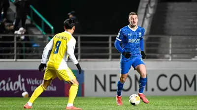 من مباراة الهلال وباختاكور