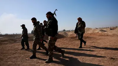 مقاتلون من الفصائل المسلحة السورية 