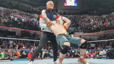 من نزال جون سينا وكودي رودز