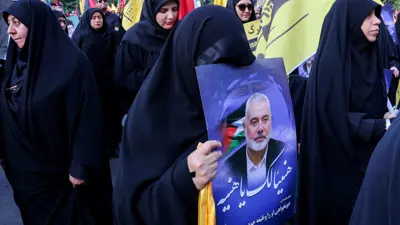 تشييع جثمان إسماعيل هنية في طهران 