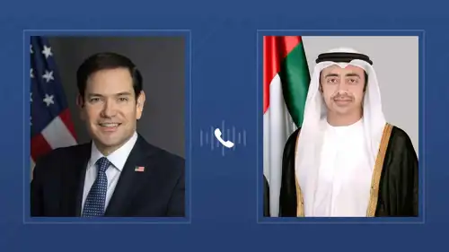 عبد الله بن زايد وماركو روبيو