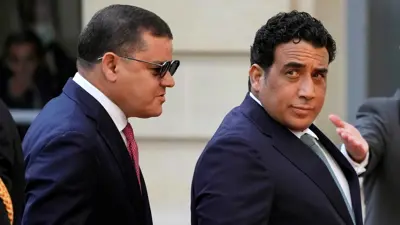 محمد المنفي وعبدالحميد الدبيبة