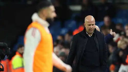 آرني سلوت ومحمد صلاح