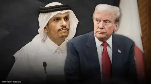ترامب ورئيس وزراء قطر 
