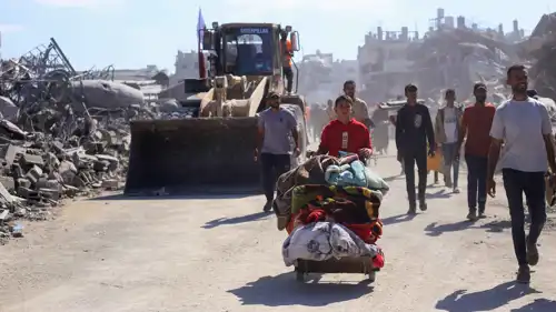 آثار الدمار في غزة جراء الحرب 