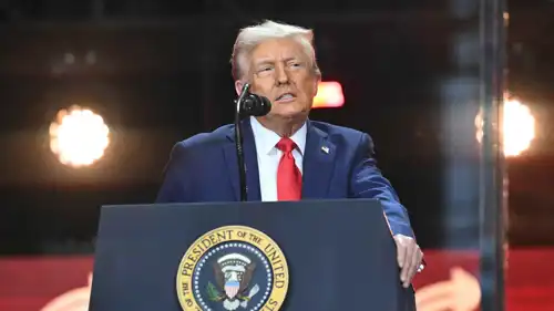 ترامب من مراسم تأبين كيرك