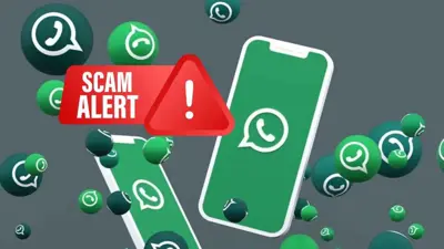 إشارة واتساب وعلامة تحذيرية للاختراق