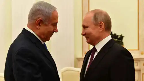 الرئيس بوتين ونتنياهو.