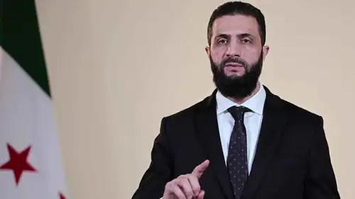 الرئيس السوري أحمد الشرع