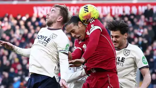 مباراة ليفربول ووست هام في الدوري الإنجليزي