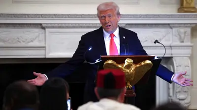 الرئيس الأمريكي دونالد ترامب