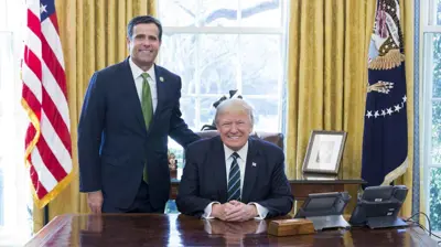 ترامب وجون راتكليف