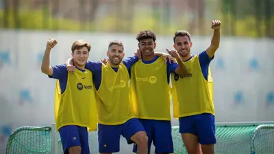 بابلو توري مع لامين يامال