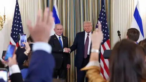 من لقاء الرئيس ترامب ونتنياهو