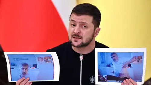 زيلينسكي يعرض صورا لساكاشفيلي في سجنه