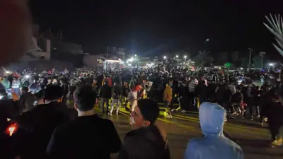 محتفلون في محافظة دير الزور