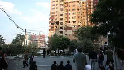 من آثار الغارات الإسرائيلية على طهران