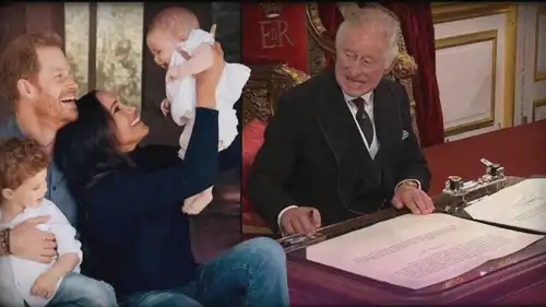 الملك تشارلز وعائلة الأمير هاري