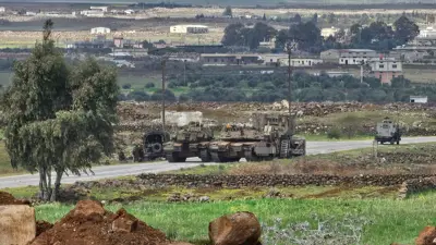 آليات عسكرية إسرائيلية في سوريا