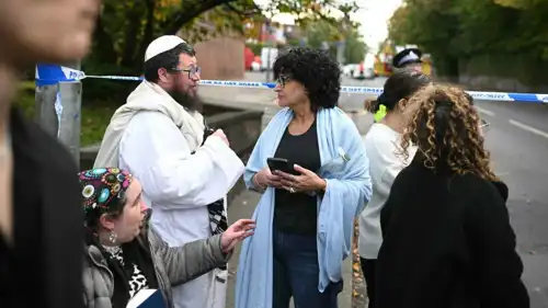 موقع كنيس يهودي تعرض لهجوم في مانشستر