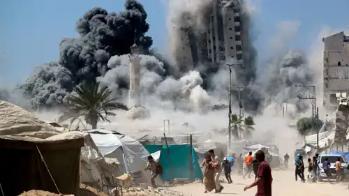 غارة إسرائيلية على مدينة غزة