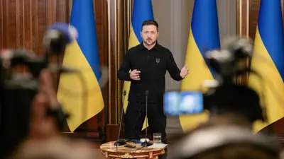 الرئيس الأوكراني فولوديمير زيلينسكي