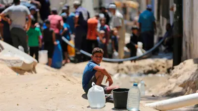 انتشار وباء شلل الأطفال في قطاع غزة