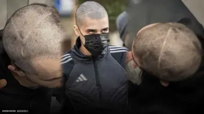 نجمة داوود على رأس أسير فلسطيني