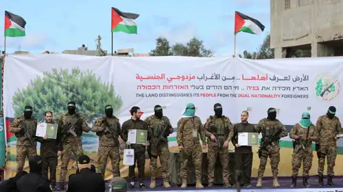 تسليم رهائن إسرائيليين في غزة 