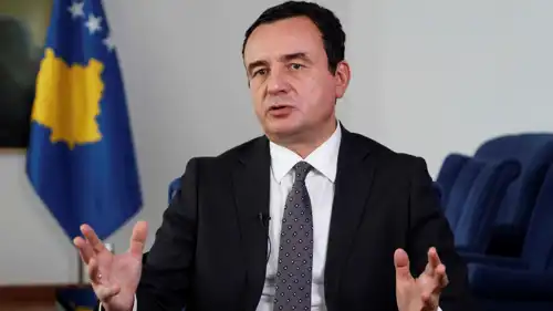 رئيس وزراء كوسوفو المنتهية ولايته ألبين كورتي