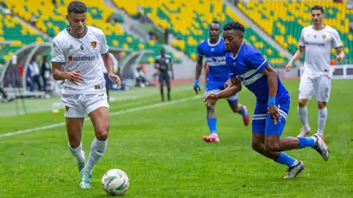 من مباراة الهلال السوداني ومولودية الجزائر