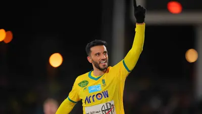 عمر السومة لاعب نادي العروبة السعودي