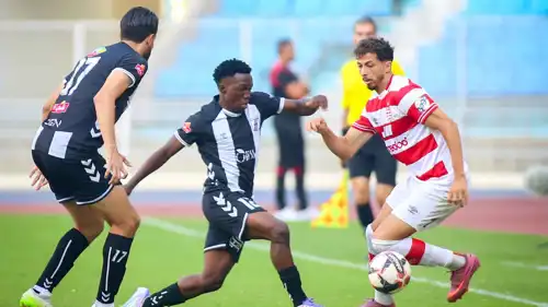 مشهد من مباراة الإفريقي والصفاقسي